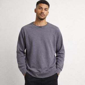 Zara Men’s Crewneck Sweatshirt Gray Size M